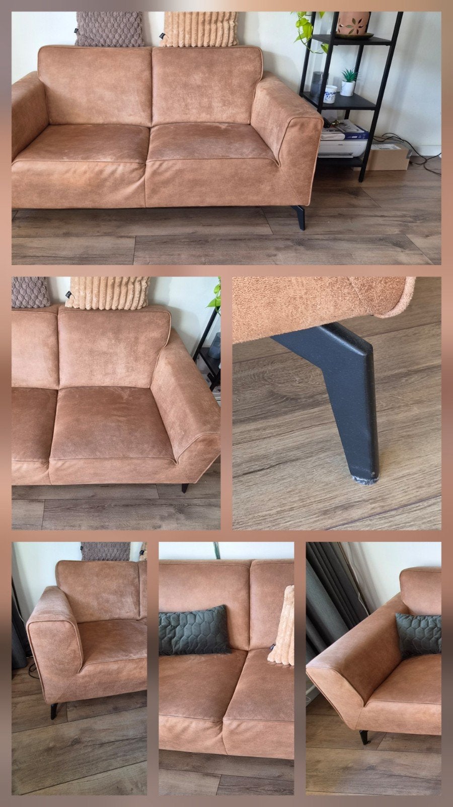 Mooie leren 2 persoons bank in goede staat, Huis en Inrichting, Ophalen, 150 tot 200 cm, Tweepersoons, 75 tot 100 cm