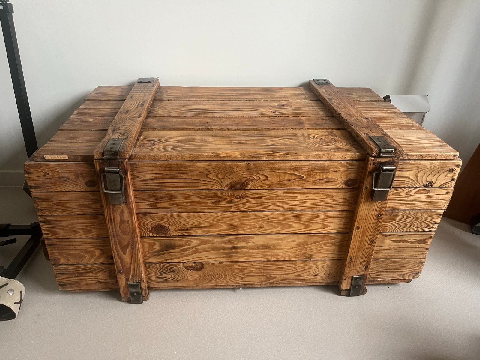 Robuuste houten kist - Opbergkist, Ophalen, 50 – 75, Minder dan 50 cm, Gebruikt