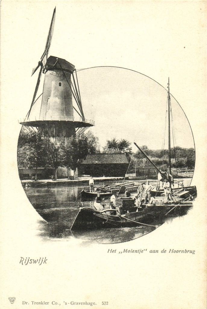 Rijswijk - Het Molentje aan de Hoornbrug - ongelopen, Verzenden, Voor 1920, Ongelopen, Zuid-Holland