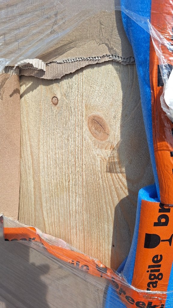schuifdeur kastdeur gebruikt steigerhout 120x250x 1.8 cm, Doe-het-zelf en Verbouw, Deuren en Horren, Ophalen, Overige typen, Zo goed als nieuw