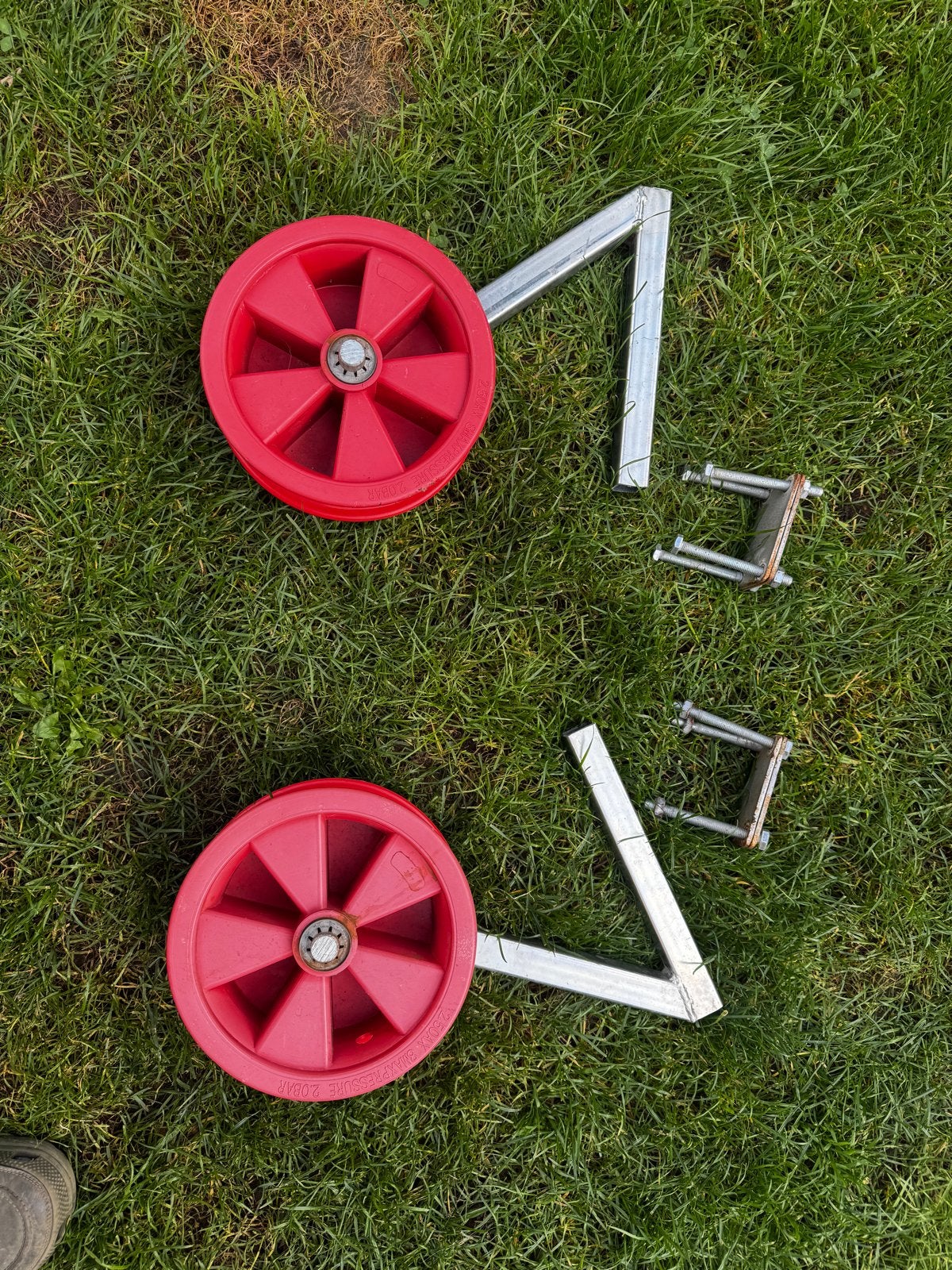 Centreerset voor boottrailers, Ophalen of Verzenden, Gebruikt