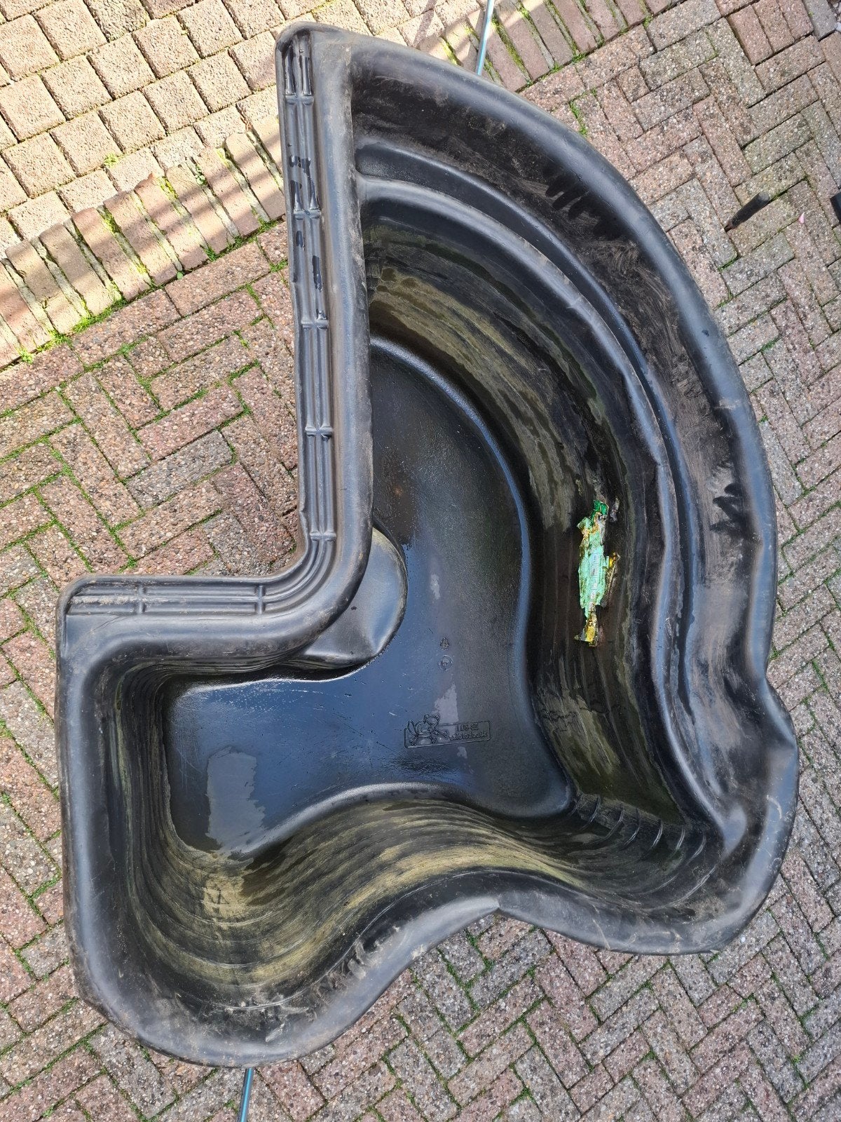 voorgevormde vijver, Ophalen, Gebruikt