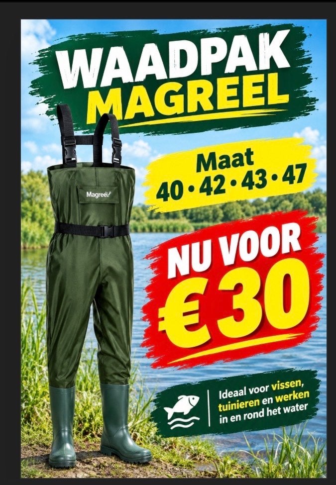 Nieuw Magreel Waadpak - Maten 40, 42, 43, 47, Onbekend, Nieuw, Ophalen of Verzenden, Kleding
