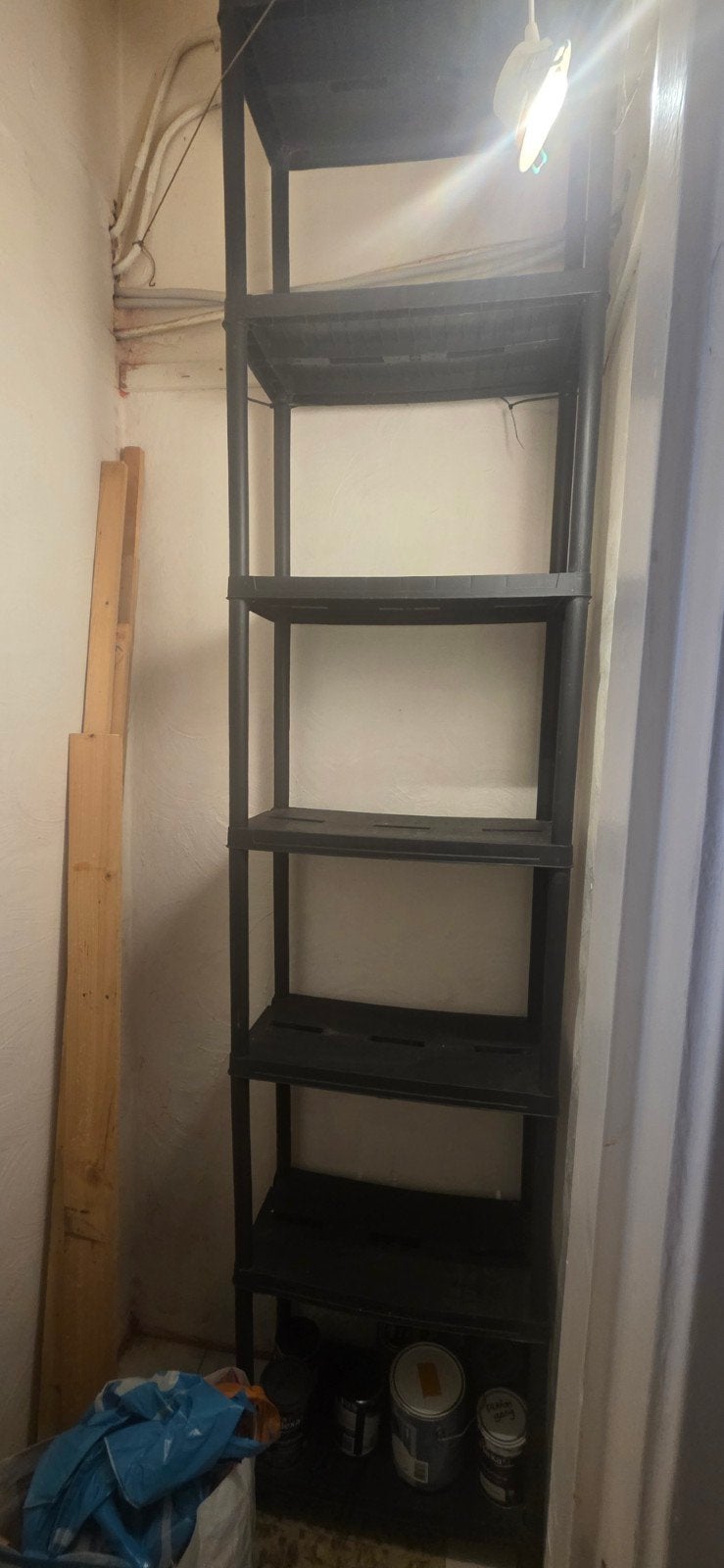 plastic stelling hoog, Ophalen, Gebruikt