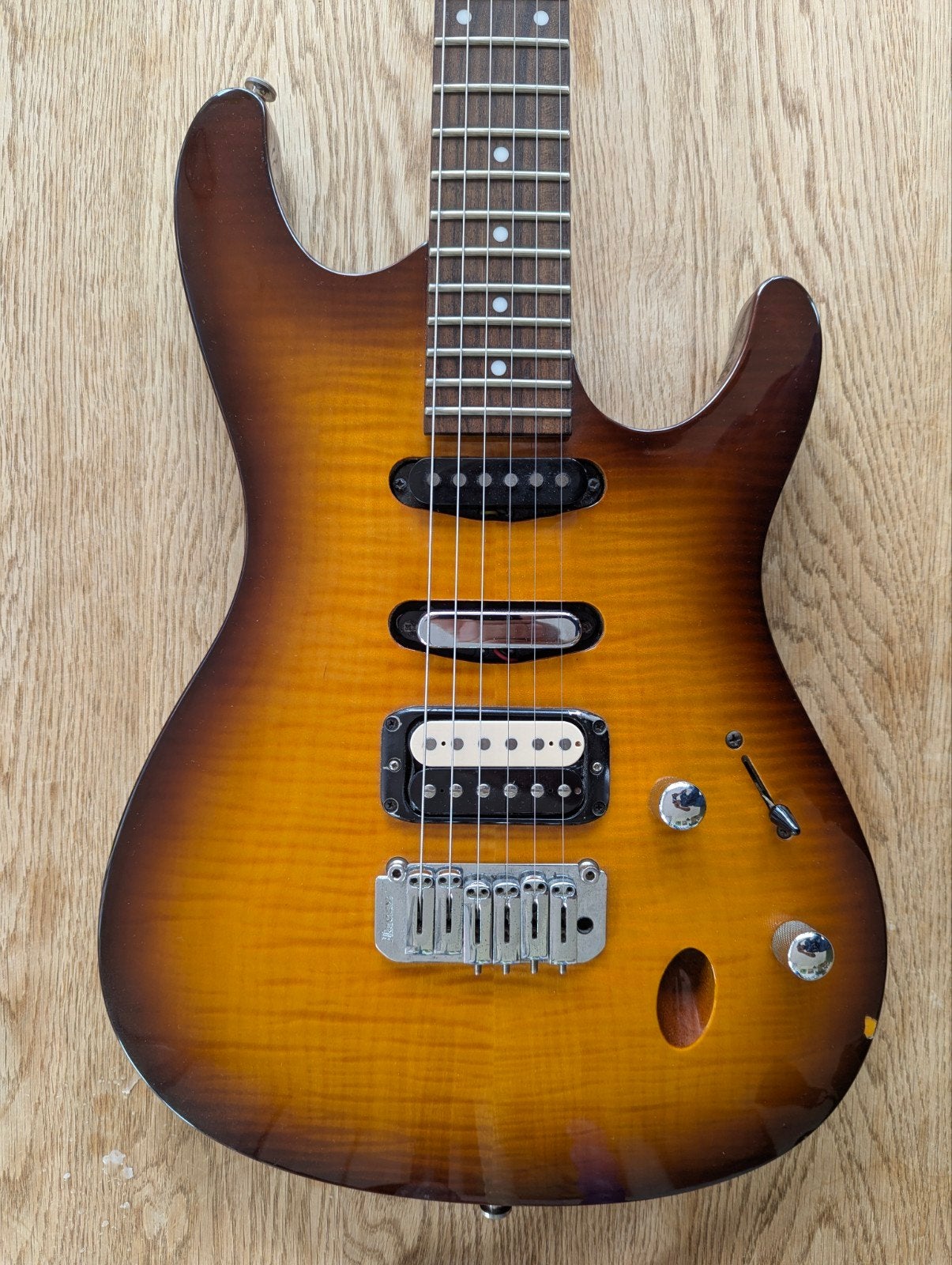 Ibanez SA-160 FM Electric Guitar (with mods), Muziek en Instrumenten, Ophalen, Gebruikt, Solid body, Ibanez