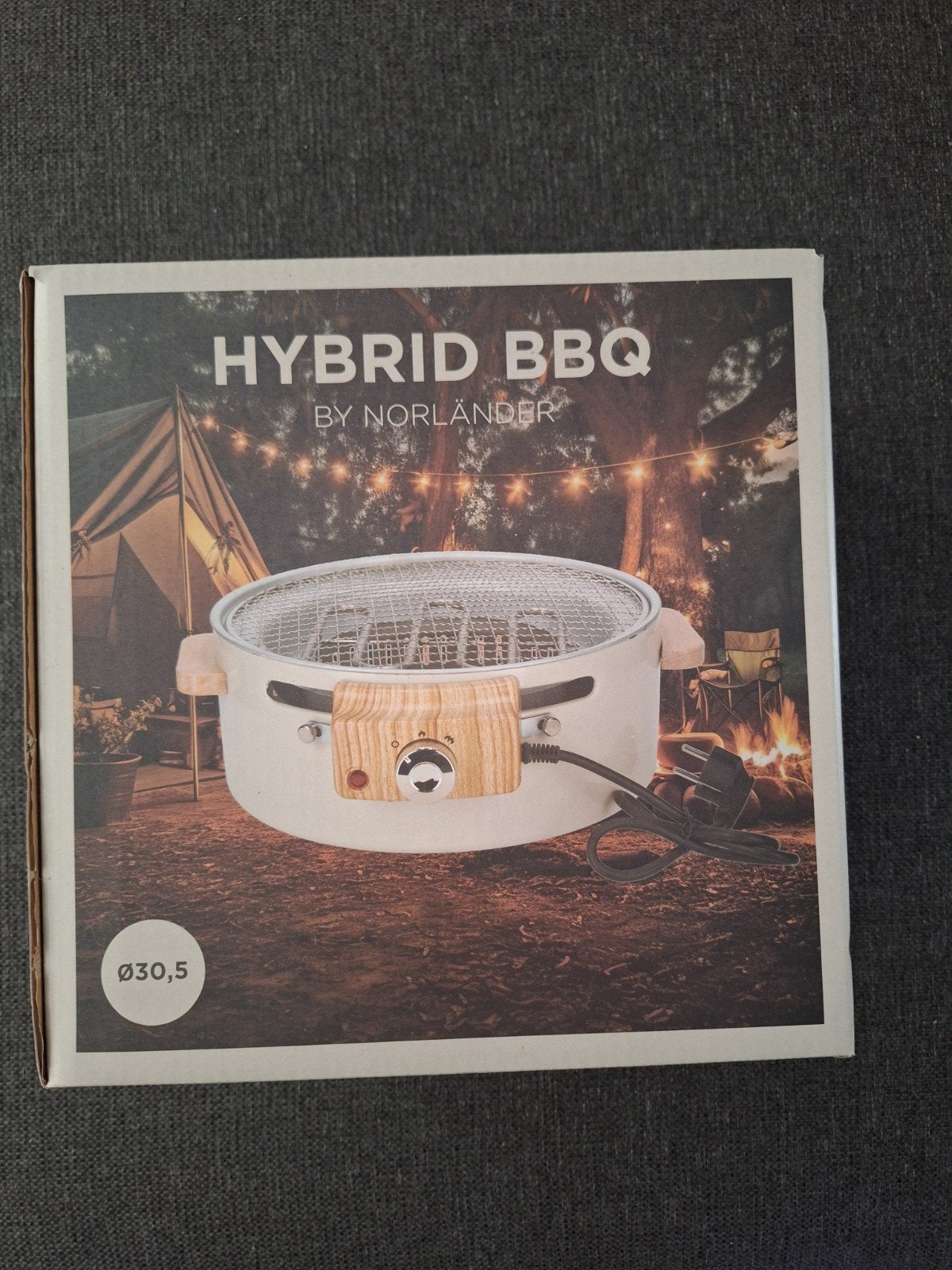 Norländer Hybride BBQ: Elektrisch en Houtskool in één, Tuin en Terras, Elektrische barbecues, Ophalen, Nieuw, Norländer