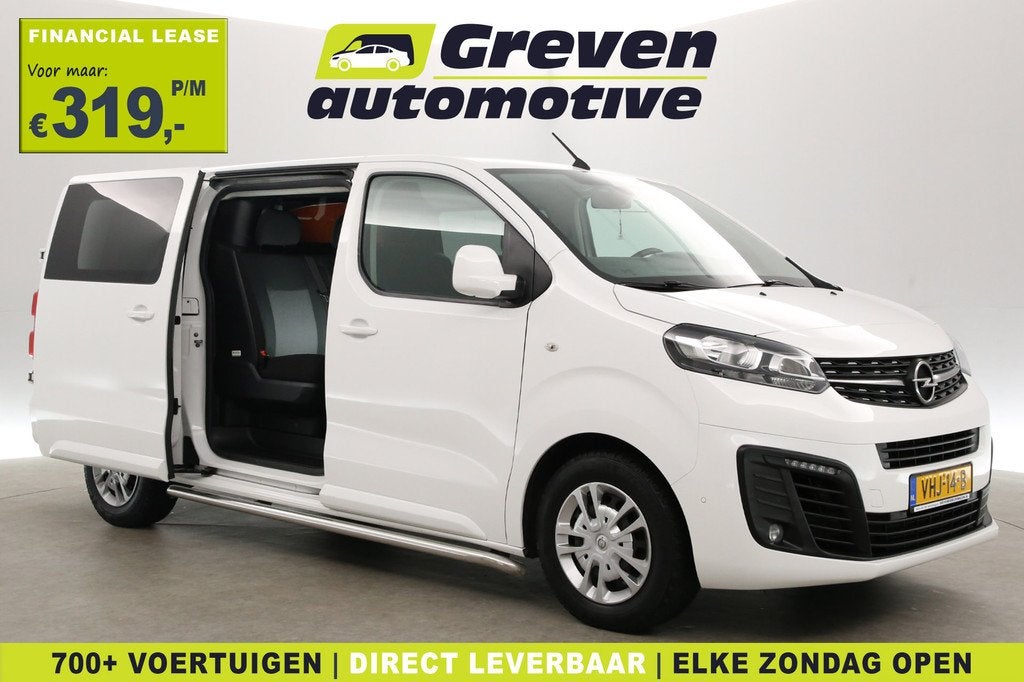 Opel Vivaro 2.0 CDTI L3H1 | Dubbele Cabine | Airco | Cruise, Voorwielaandrijving, Stof, Gebruikt, Euro 6