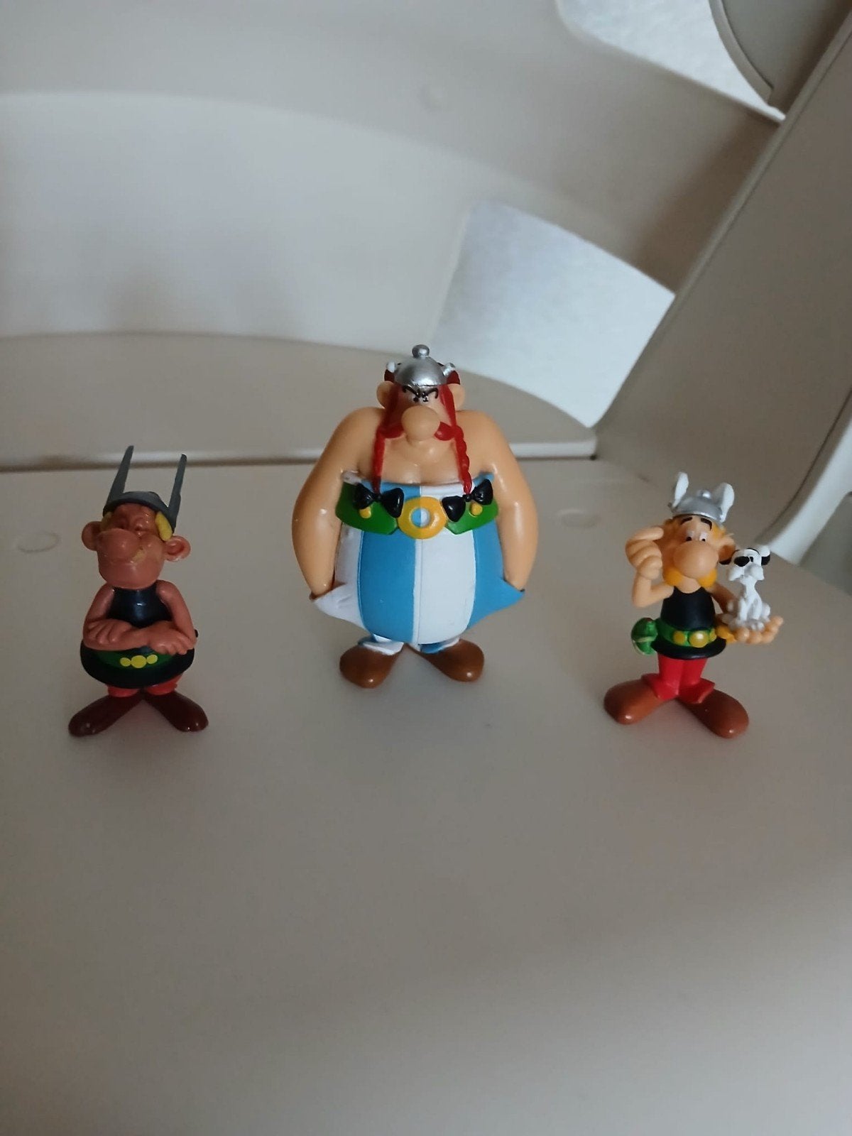 Astrix en Obelix figuurtjes 3stk ., Ophalen of Verzenden, Gebruikt