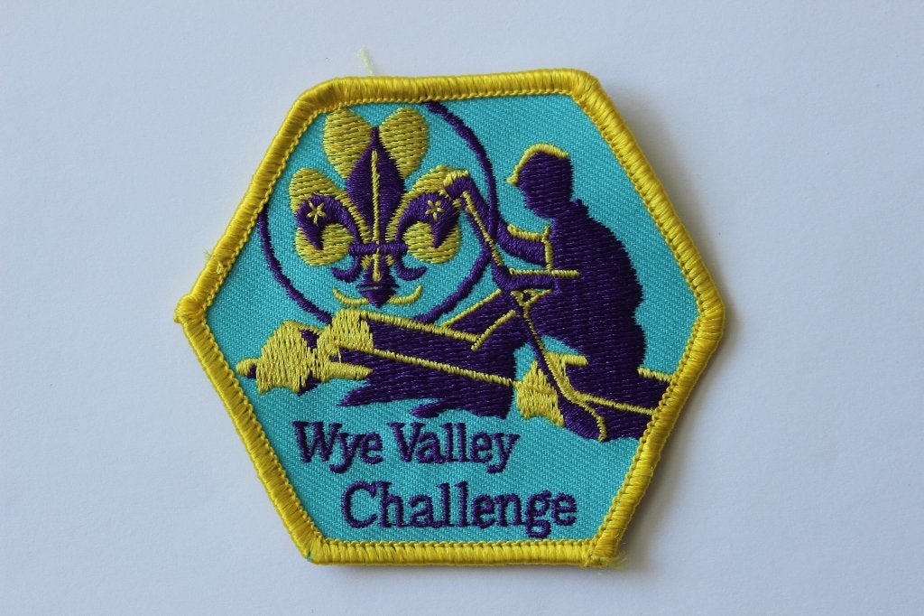 patch wye  valley  challenge, Verzenden, Overige soorten, Overige gebieden, Embleem of Badge