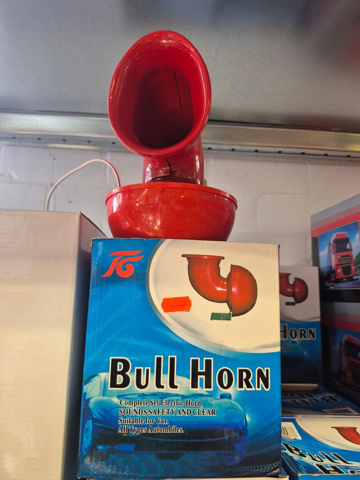 Bullhorn koehoorn 12v. nieuw, Ophalen of Verzenden, Nieuw