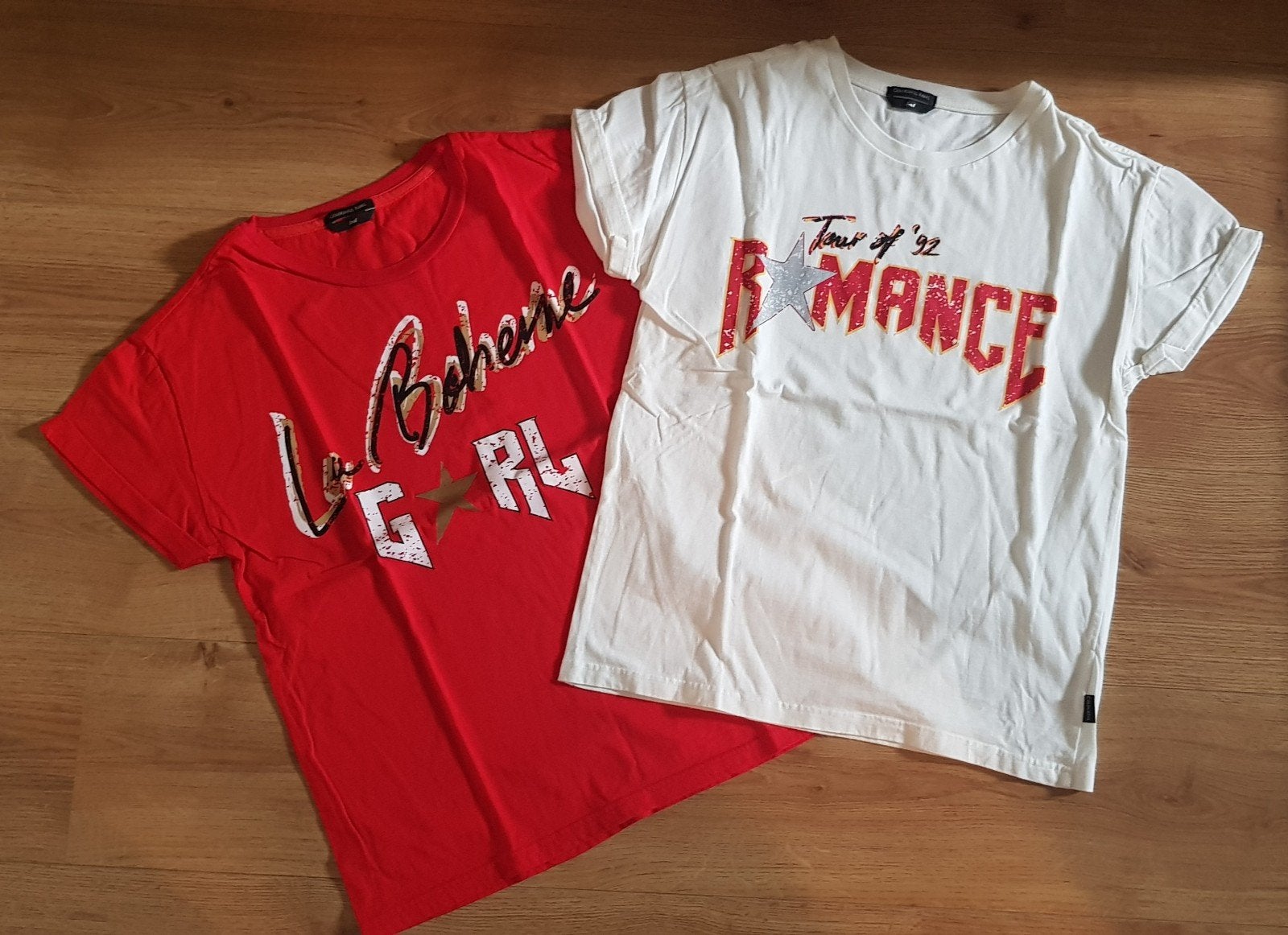 2 SHIRTS VAN COLOURFUL REBEL MAAT S, Kleding | Dames, Colourful Rebel, Ophalen of Verzenden, Zo goed als nieuw, Korte mouw