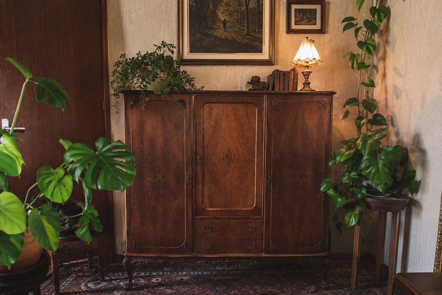Unieke vintage wijnkast / buffetkast / kast - antiek, Ophalen, Gebruikt