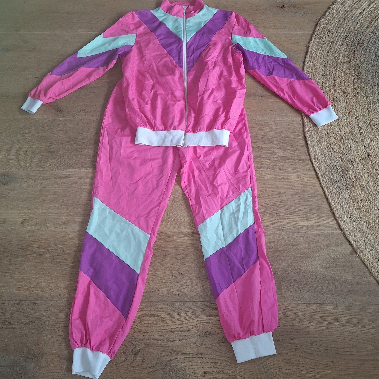 fout trainingspak 80's 90's retro disco L, Verzenden, Widmann, Maat 42/44 (L), Kleding