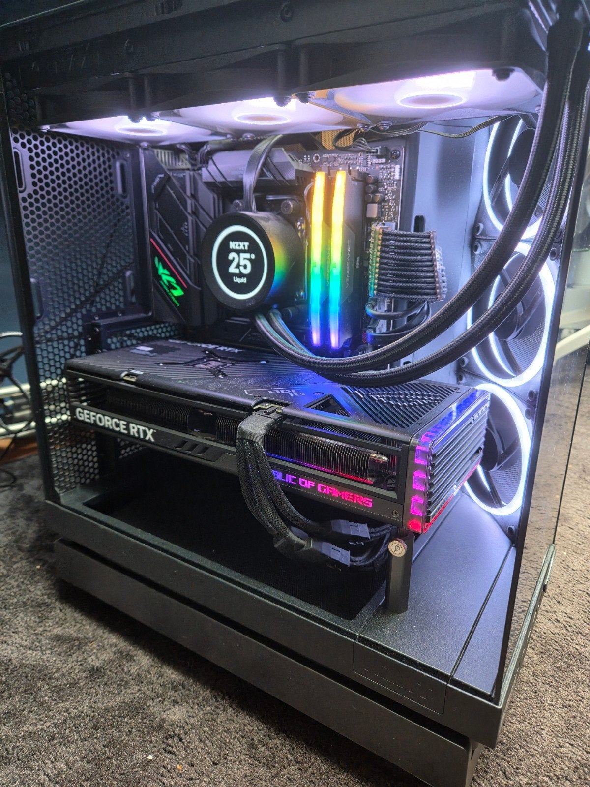 Gaming PC , Asus RTX 4070TI , Ryzen 7 7800x3d, 32GB DDR5, 32 GB, ASUS, Ophalen of Verzenden, Zo goed als nieuw