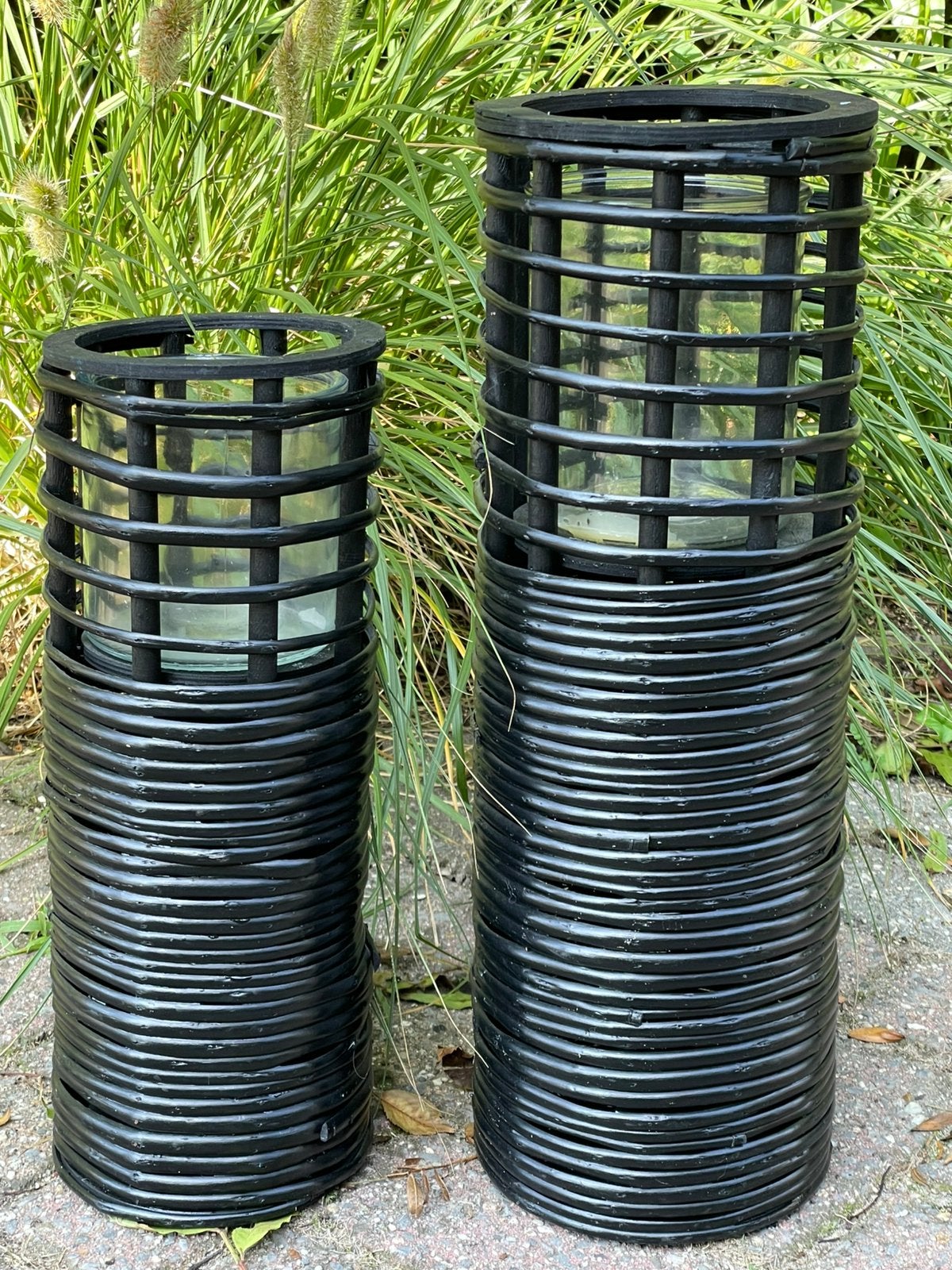 2 Grote kaarsenkandelaren binnen, buiten, serre /veranda, Ophalen, Zo goed als nieuw, Kandelaar