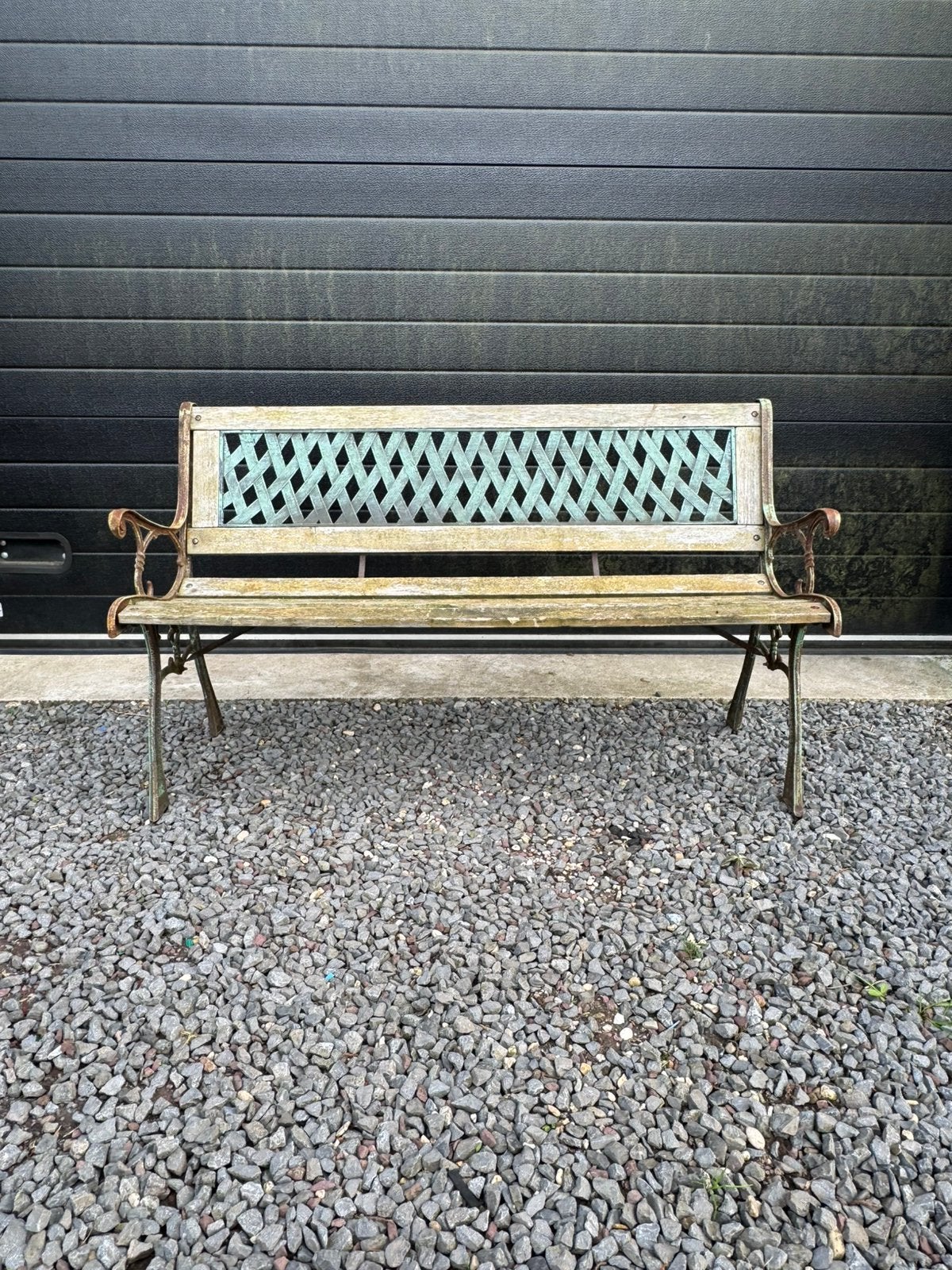 Gietijzeren tuinbank, Tuin en Terras, Tuinbanken, Ophalen, Metaal
