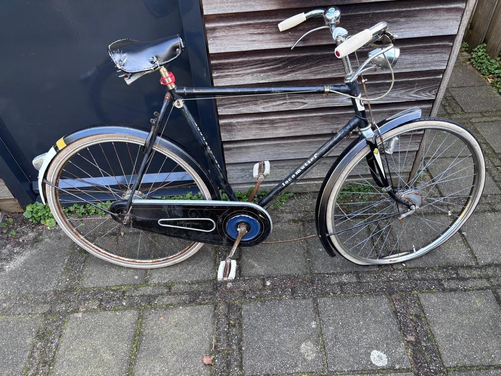 Locomotief hetenfiets, Fietsen en Brommers, Fietsen | Heren | Herenfietsen, Gebruikt, Overige merken, Versnellingen, Ophalen of Verzenden