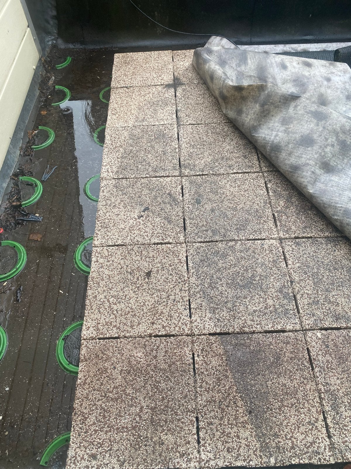 Gebruikte terrastegels - 10 m² of meer, Tuin en Terras, Tegels en Klinkers, Ophalen, Gebruikt, 10 m² of meer, Beton