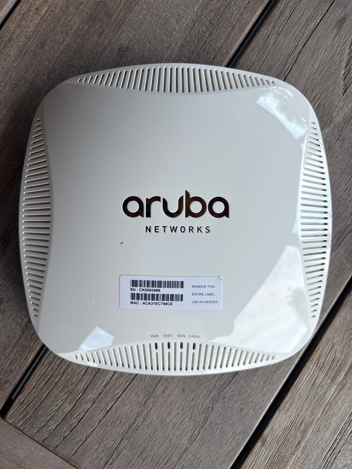 Aruba Networks IAP-215-RW Wireless Access Point, Ophalen of Verzenden, Zo goed als nieuw, Router