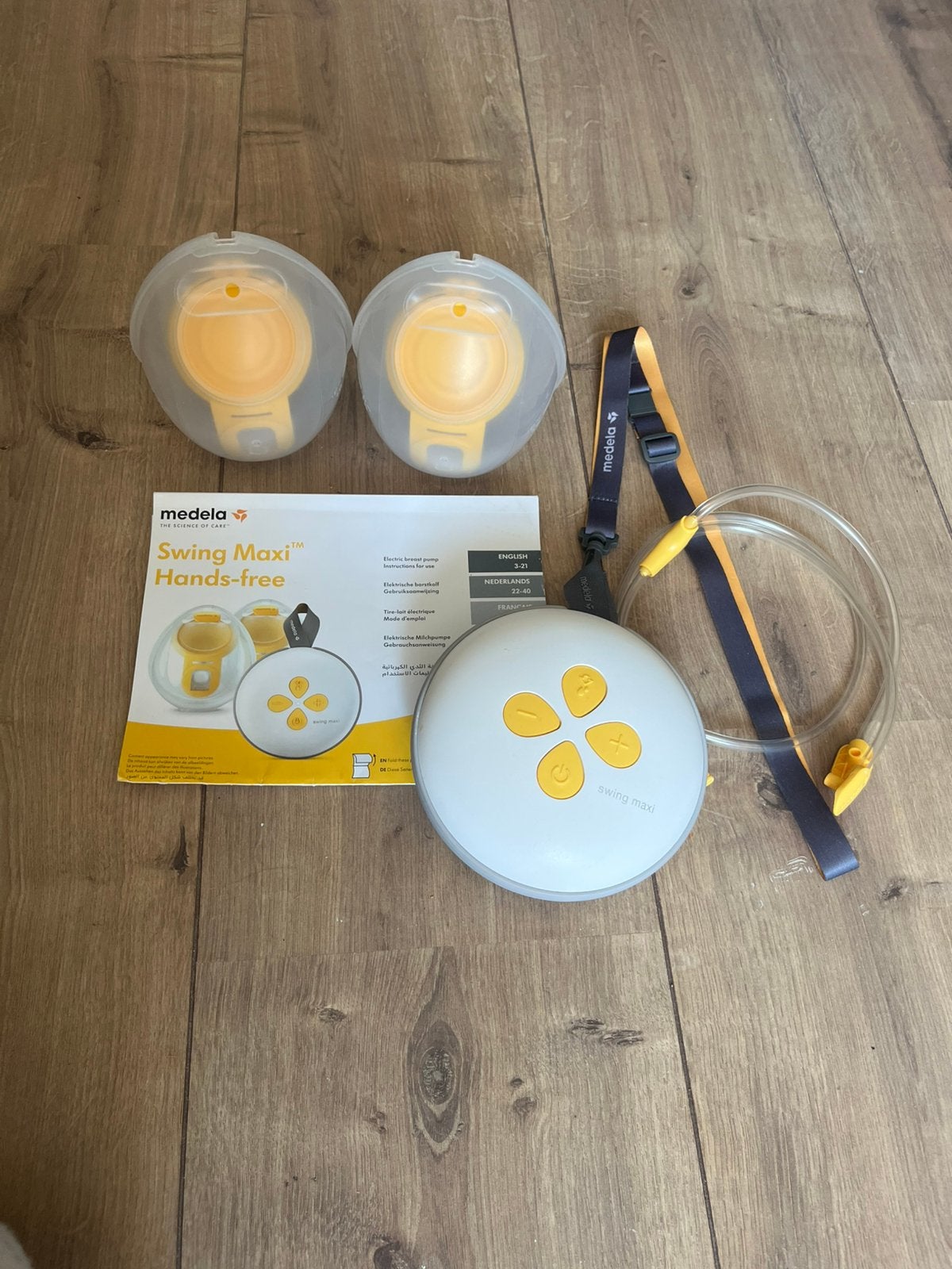 Medela swing maxi handsfree, Ophalen of Verzenden, Zo goed als nieuw, Borstkolf