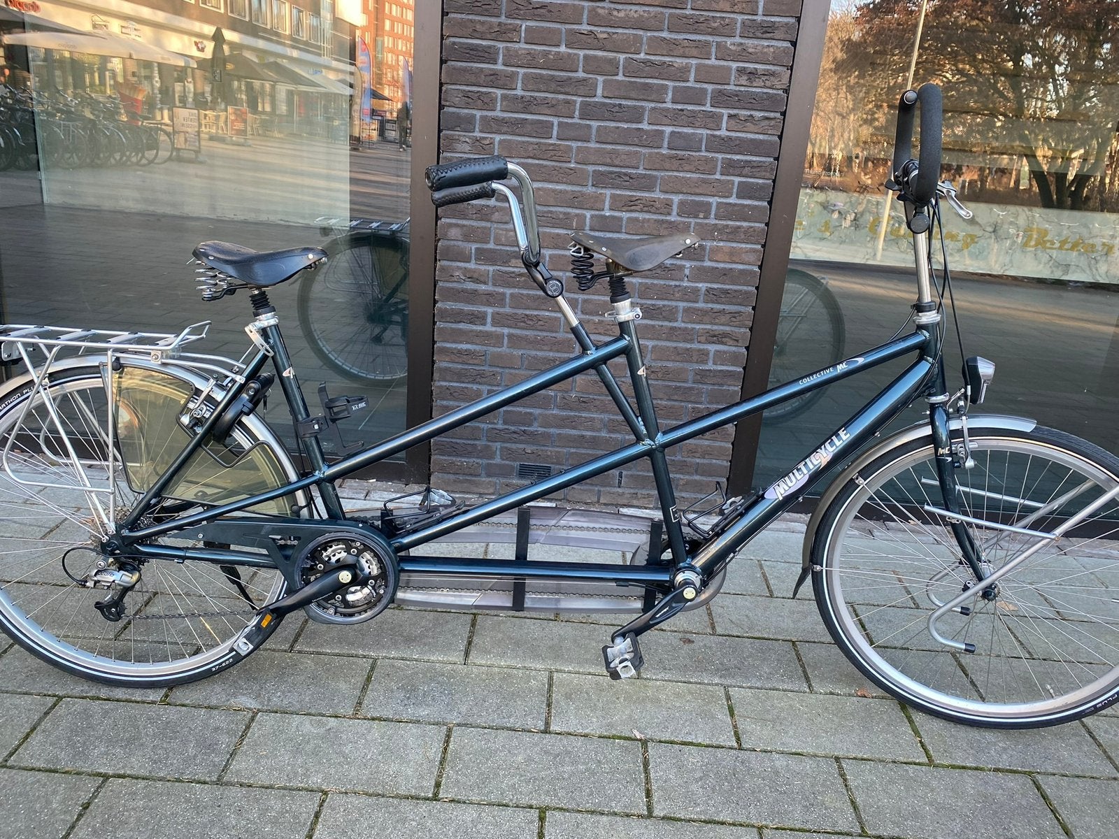 Tandemfiets - Multicycle - Perfect voor duo-avonturen, 53 tot 57 cm, Velgrem, Ophalen of Verzenden, Zo goed als nieuw