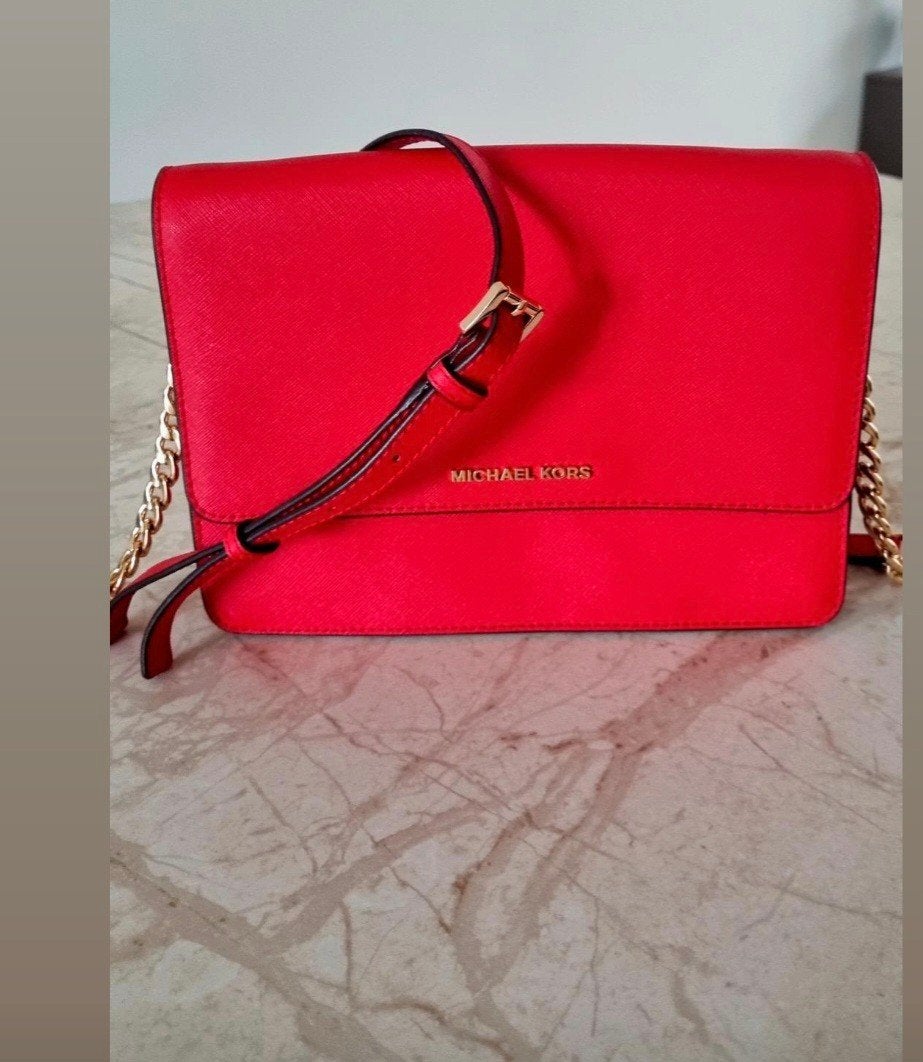 Nieuwe Michael Kors Schoudertas - Elegant Rood, Verzenden, Nieuw, Rood, Schoudertasje