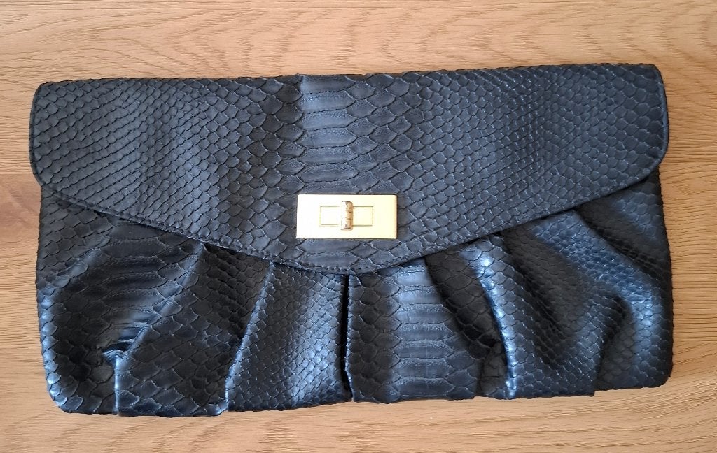 Clutch, Ophalen, Gebruikt, Zwart, Avondtasje
