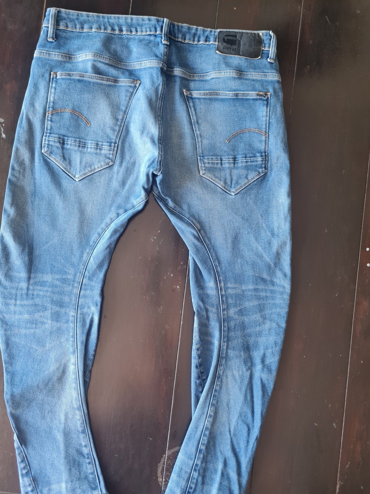 ZGAN G STAR RAW ARC 3D SLIM STRETCH JEANS SIZE 38/30, Kleding | Heren, Spijkerbroeken en Jeans, Ophalen of Verzenden, Zo goed als nieuw