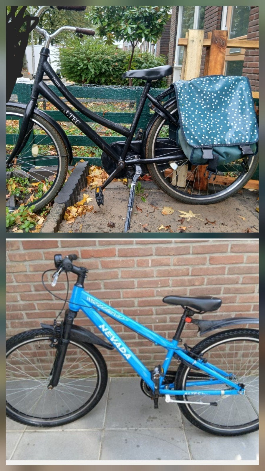 altec nevada heren fiets en een dames fiets, 49 tot 53 cm, Zo goed als nieuw, Geen vering, Ophalen