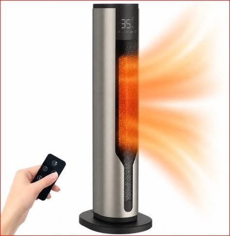 HeatSense elektrische Kachel 2000W met Afstandsbediening, Overige soorten, Elektrisch, Ophalen of Verzenden, Zo goed als nieuw