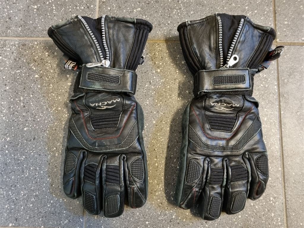 MACNA lederen motorhandschoenen maat S, Motoren, Kleding | Motorkleding, Heren, Ophalen of Verzenden, Handschoenen, Tweedehands