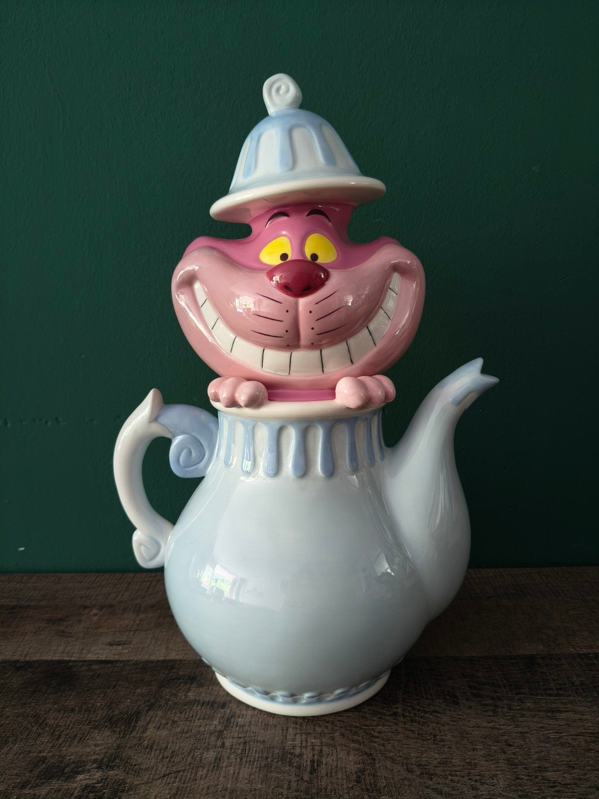 Zeer Zeldzame Cheshire Cat Koekjespot - Disney, Ophalen of Verzenden, Overige figuren, Zo goed als nieuw, Beeldje of Figuurtje