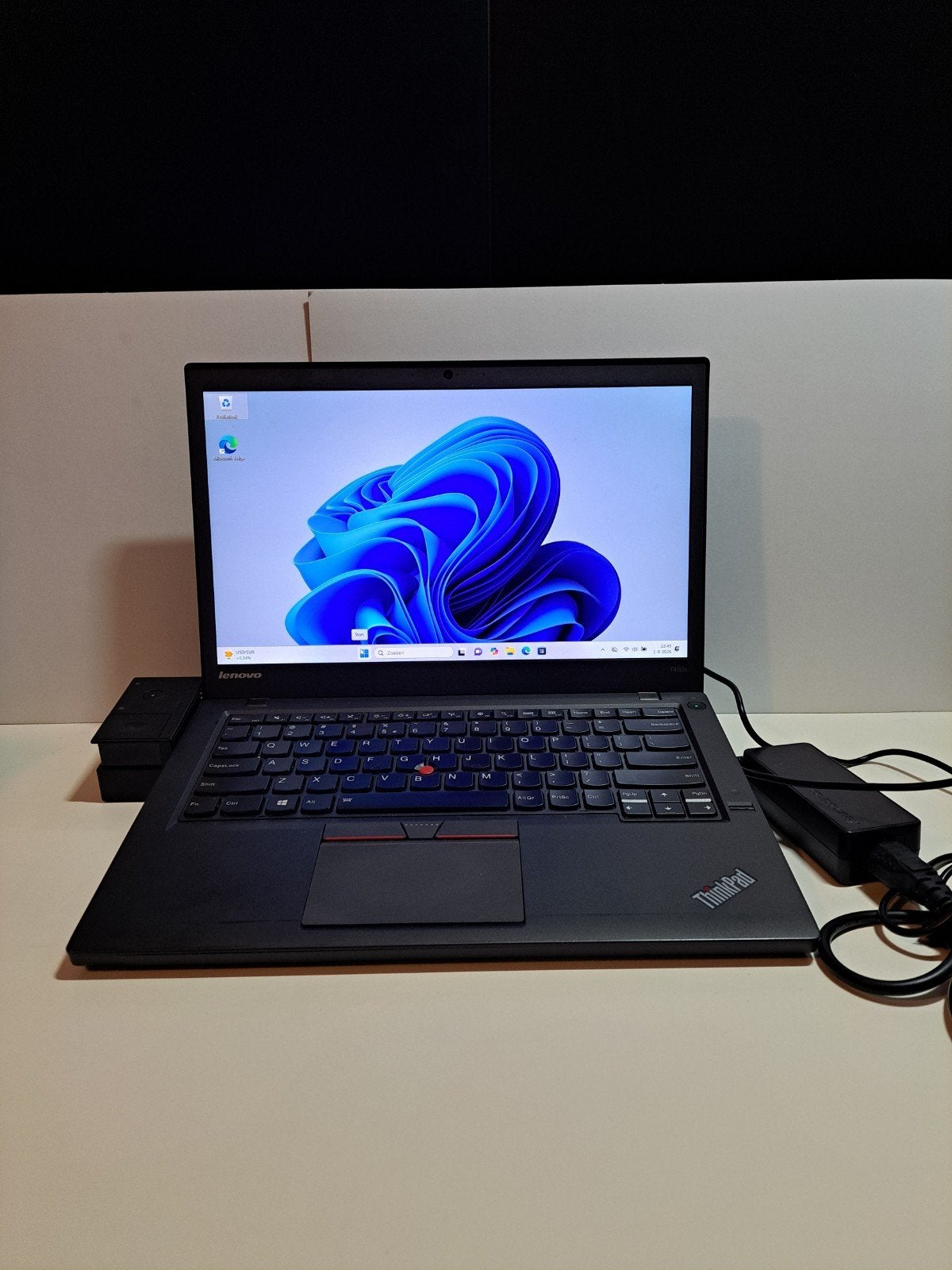 Lenovo ThinkPad T450s met dockingstation en adapter, Computers en Software, Gebruikt, 2 tot 3 Ghz, Qwerty, 14 inch