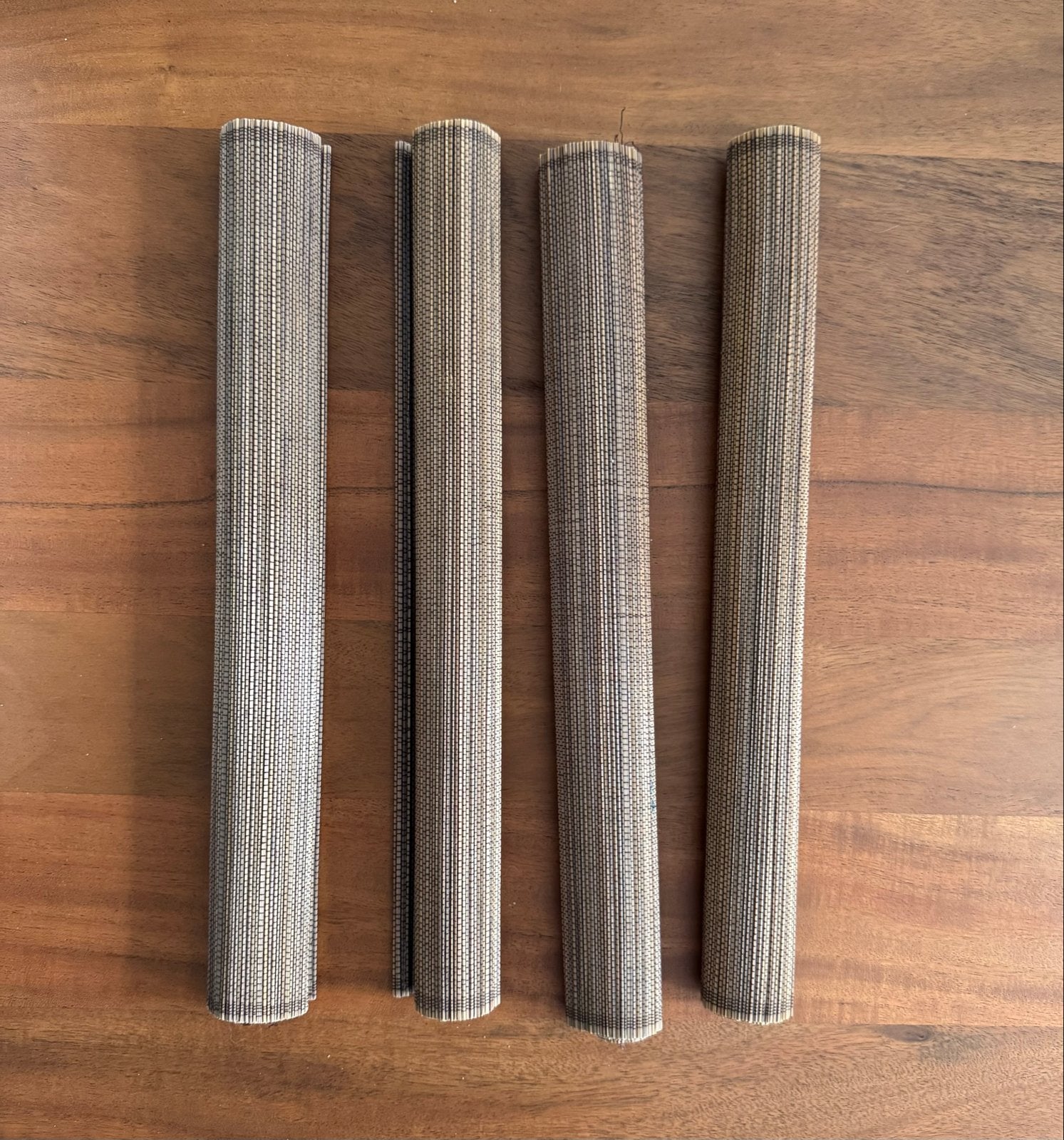 Set van 4 bamboe placemats - Zara Home, Overige materialen, Gebruikt, Overige typen, Ophalen of Verzenden