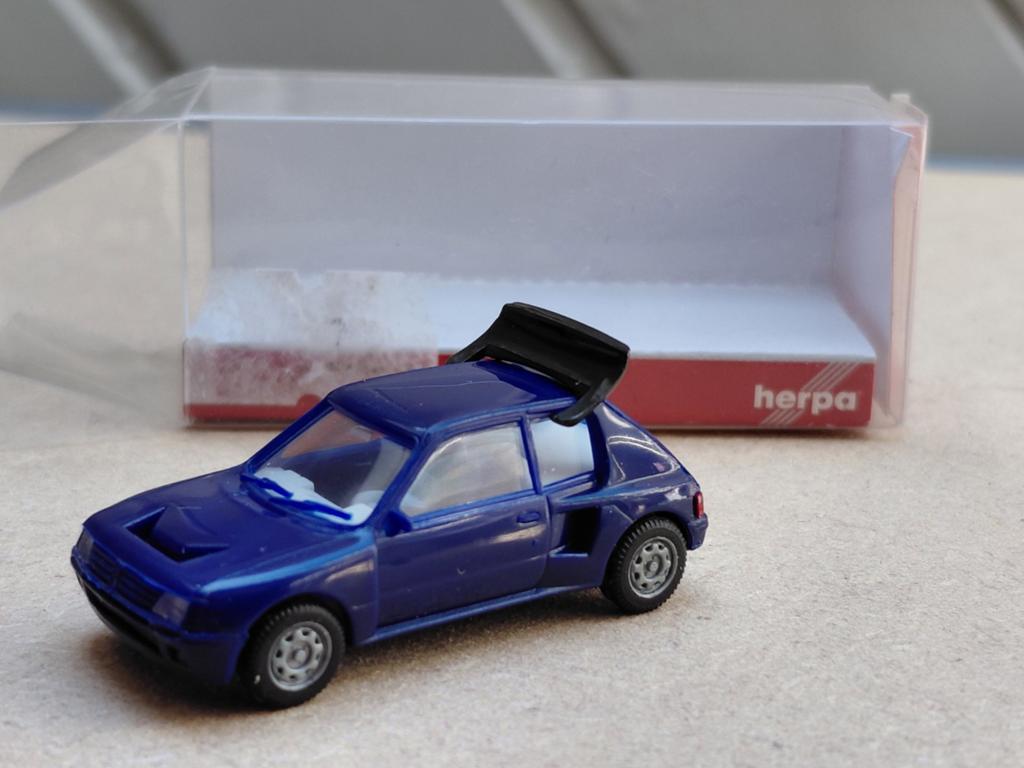 Herpa Peugeot 205 Turbo, Ophalen of Verzenden, Nieuw, Auto, Herpa