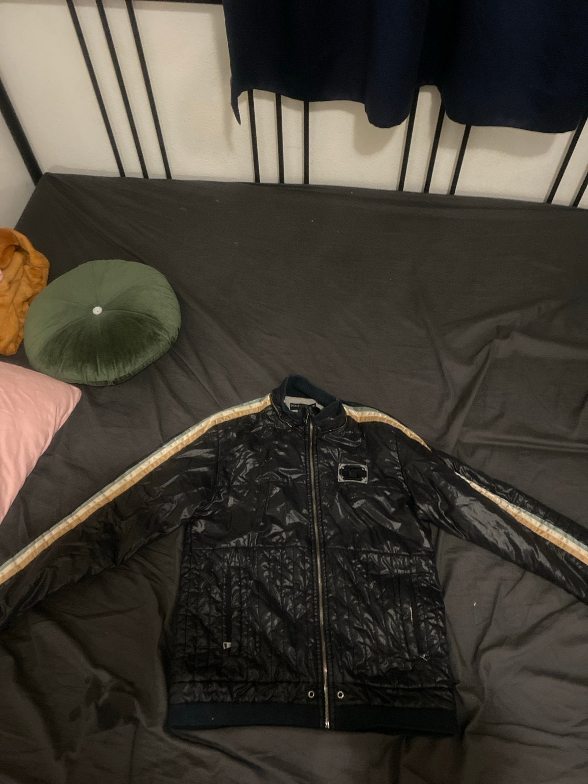 Oude Dolce & Gabbana Zwarte Jas ORIGINALE, Kleding | Heren, Ophalen of Verzenden, Gedragen, Maat 48/50 (M), Zwart
