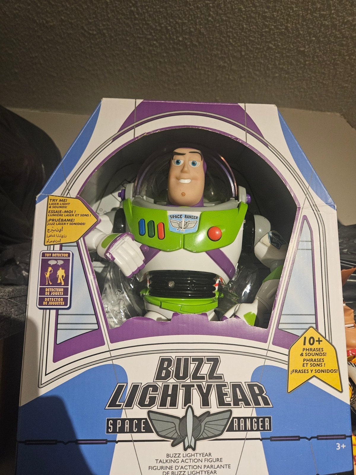 Toy story Buzz lightyear, Ophalen, Overige figuren, Zo goed als nieuw, Beeldje of Figuurtje