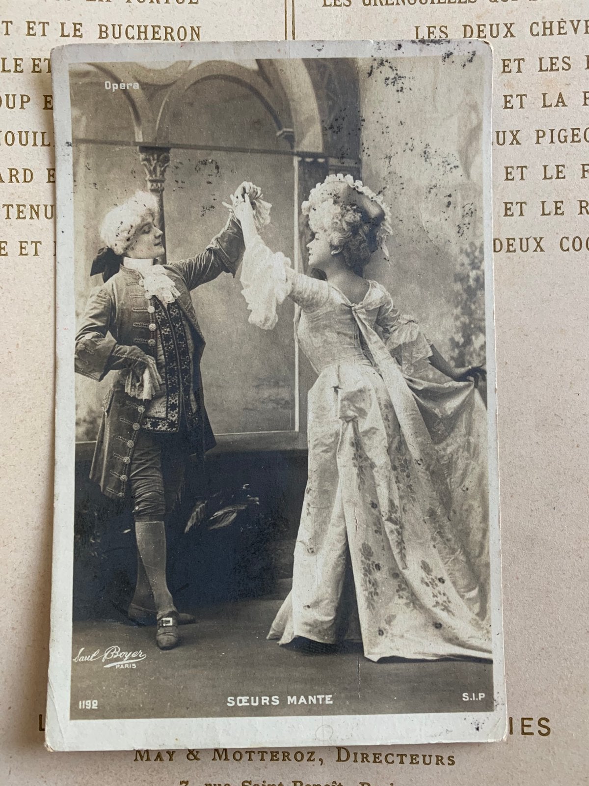 1908 Opèra - Soeurs Mante (RR), Ophalen of Verzenden, Voor 1920, Gelopen, Cultuur en Media