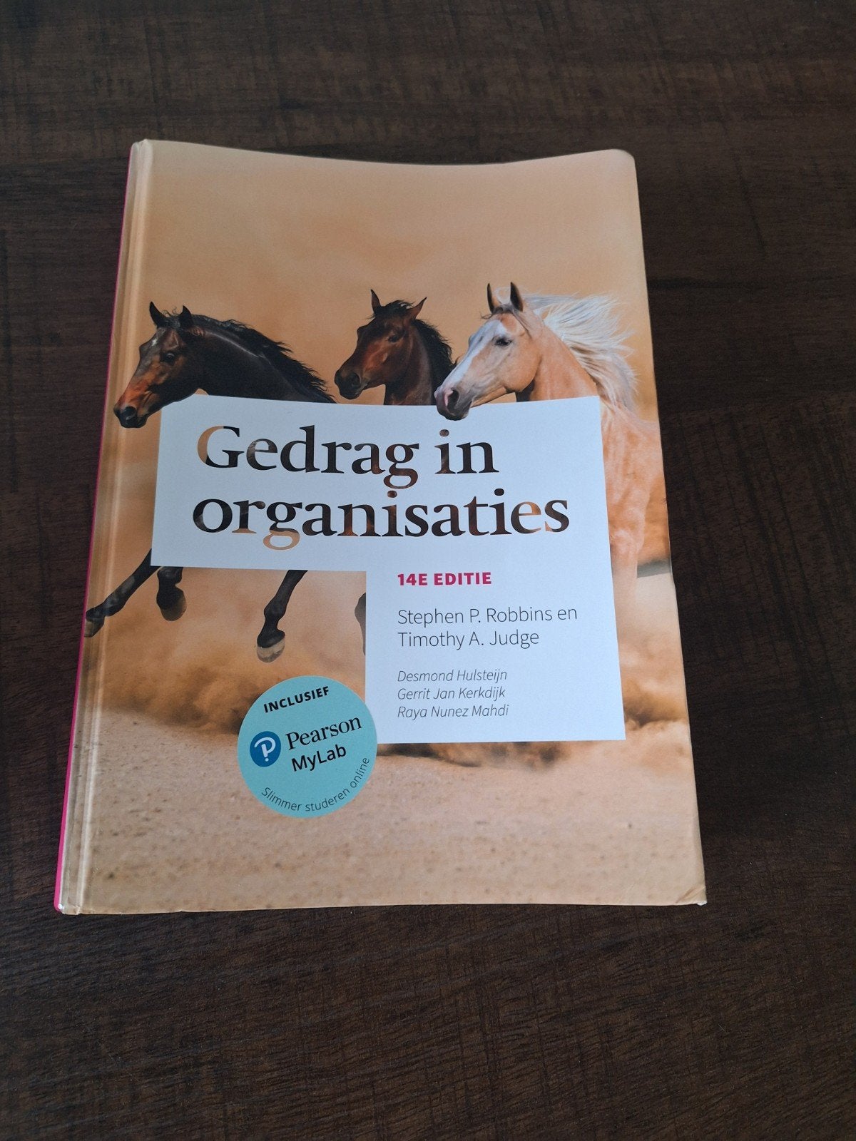 Gedrag in organisaties 14e editie - Pearson MyLab, Gelezen, Stephen P. Robbins, Timothy A. Judge, Gamma, HBO