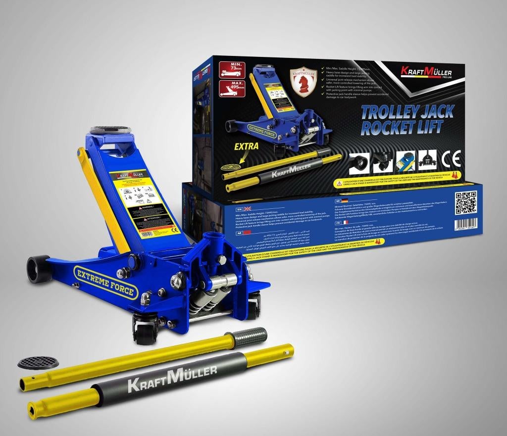 krik low profile 3 ton twin pomp, Garagekrik, Nieuw, Breda, Ophalen