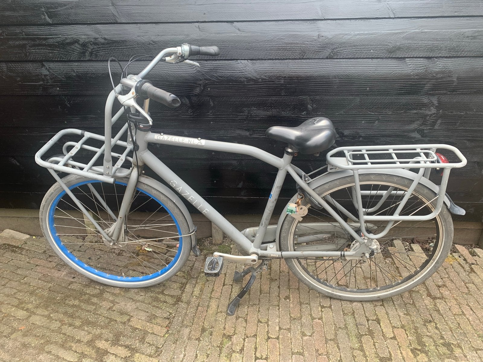 Gazelle Heavy Duty Transportfiets - Opknapper, Ophalen, Velgrem, Gazelle, 53 tot 56 cm