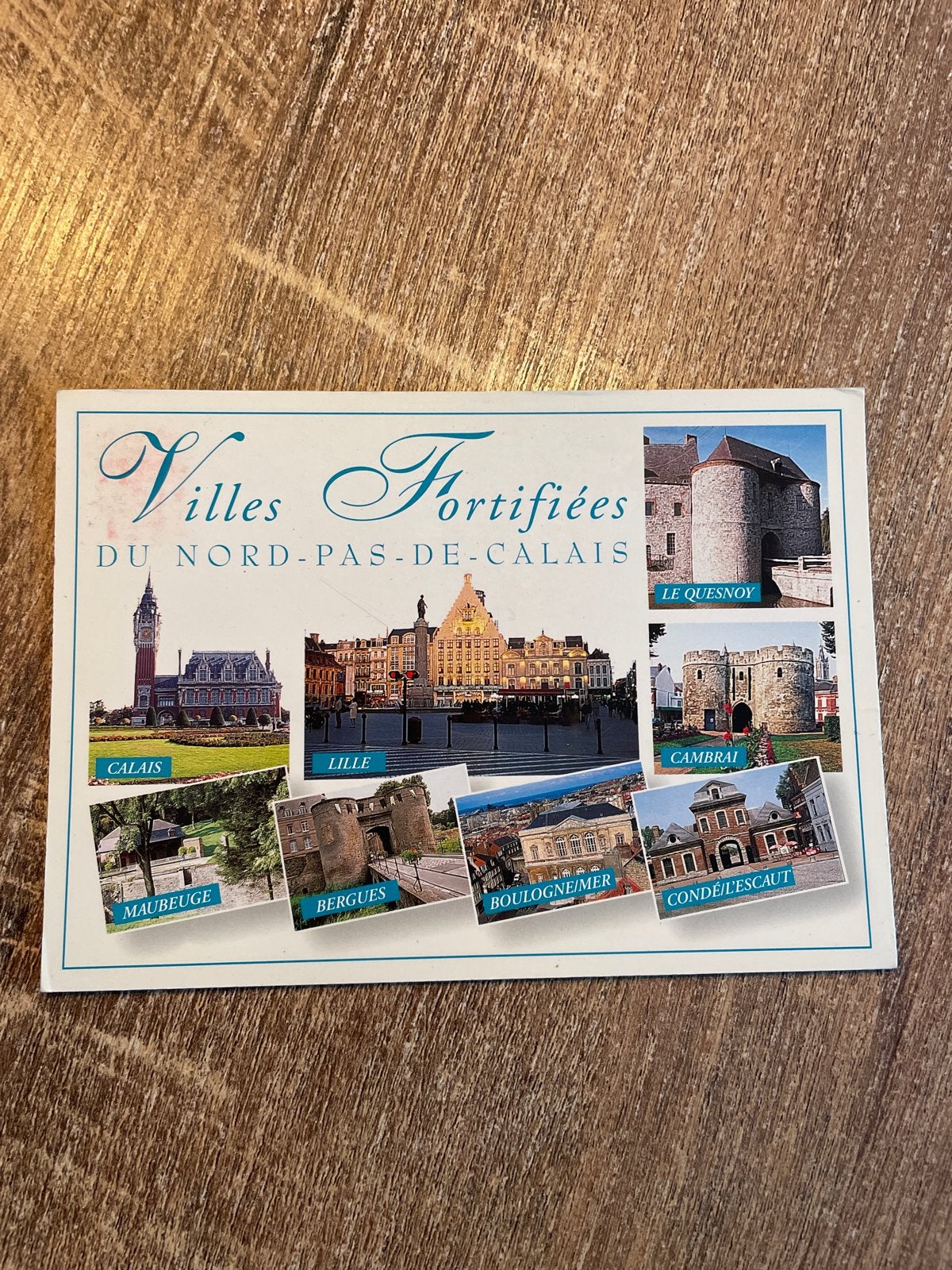 Ansichtkaart Villes Fortifiées Nord-Pas-de-Calais, Ophalen of Verzenden, 1980 tot heden, Gelopen, Frankrijk
