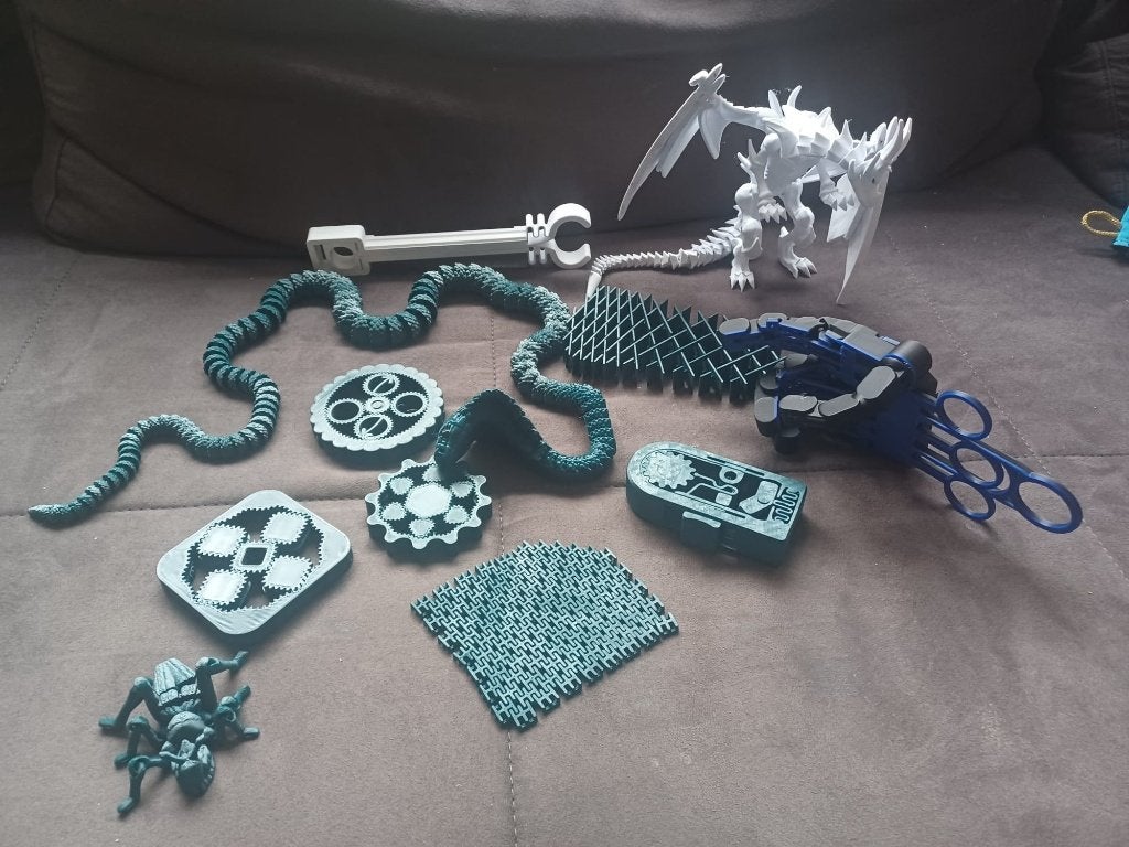 3D-geprint speelgoed, Kinderen en Baby's, Speelgoed | Actiefiguren, Zo goed als nieuw, Ophalen of Verzenden