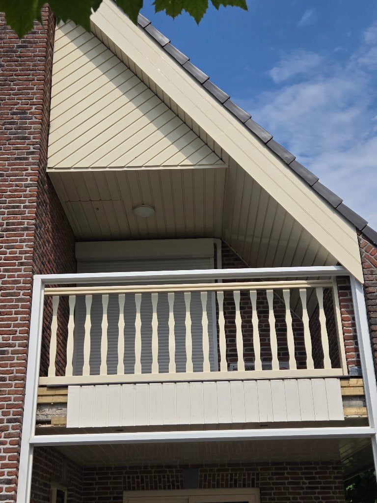 Hardhouten balkonhek, Ophalen, Gebruikt, Hout, Overige typen