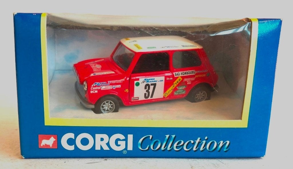 Mini Cooper MONTE CARLO rally CORGI collection # 04407., Ophalen of Verzenden, Zo goed als nieuw, Auto