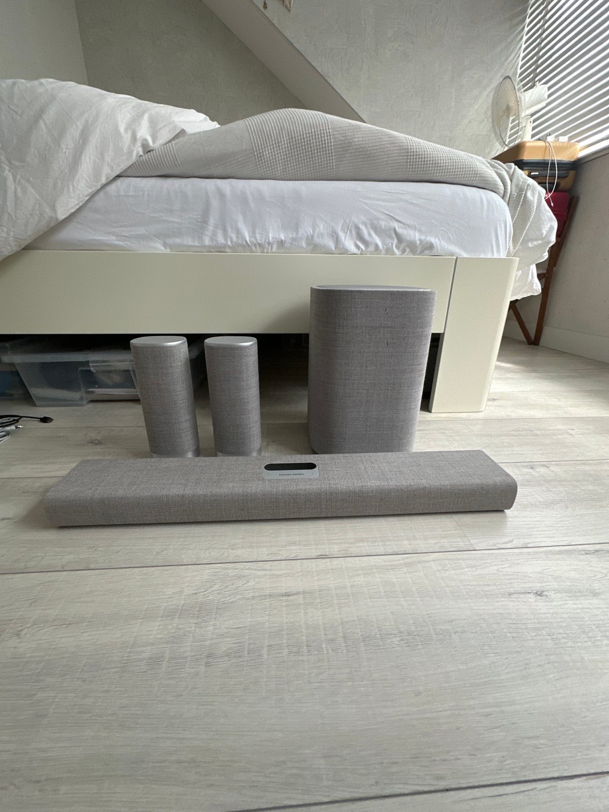 Harman Kardon Citation Surround Soundbar Systeem, Soundbar, 70 watt of meer, Zo goed als nieuw, Overige spelers