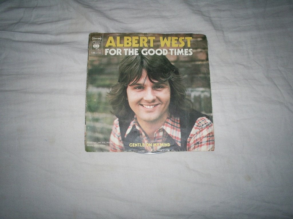 Albert West - For The Good Times / Gentle On My Mind, Gebruikt, 7 inch, Ophalen of Verzenden, EP