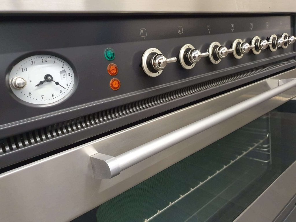 🔥Boretti Fornuis 80cm antraciet en rvs 1 oven 5 pits, Witgoed en Apparatuur, Fornuizen, Niet ingevuld, 60 cm of meer, Niet ingevuld