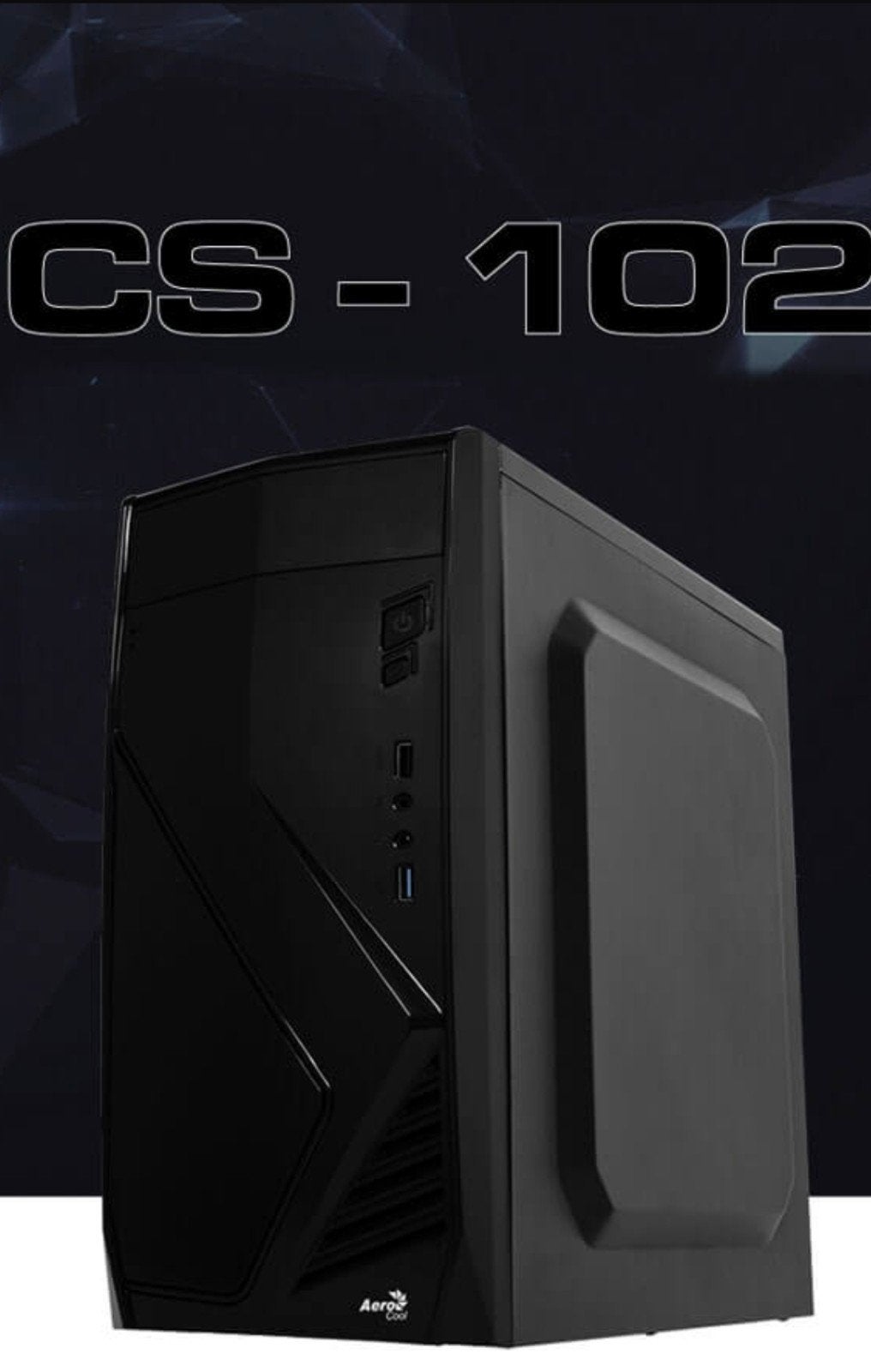 AeroCool CS-102 Corporate Series PC Case - Nieuw, Computers en Software, Computerbehuizingen, Ophalen of Verzenden, Nieuw