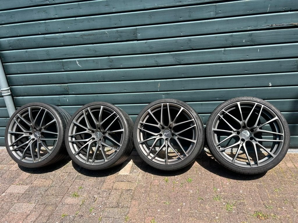 Breyton Fascinate Set 21inch BMW /Tesla S, Auto-onderdelen, Banden en Velgen, Ophalen, Gebruikt, 295 mm, Banden en Velgen